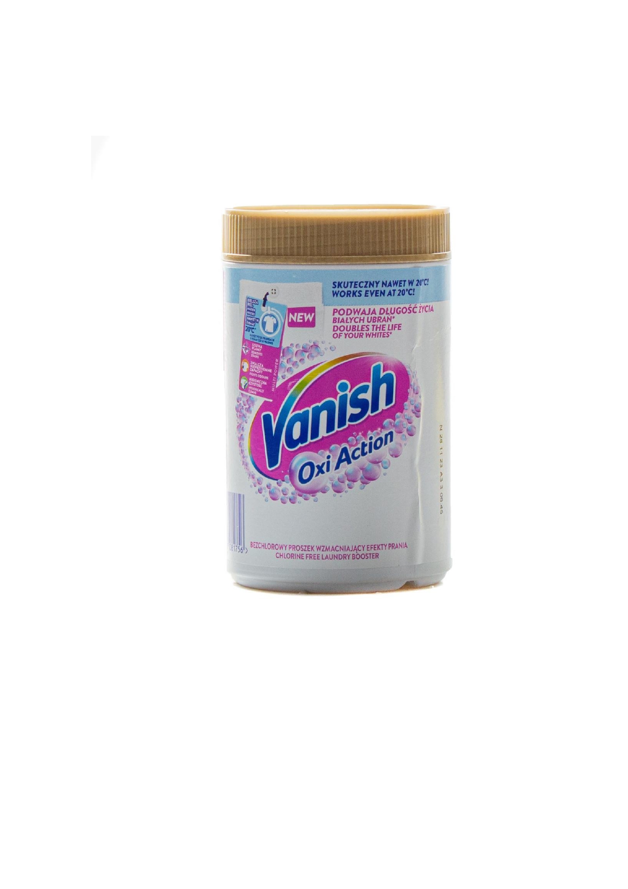 Порошок для білих речей, засіб для виведення плям Vanish Oxi White, 625 г